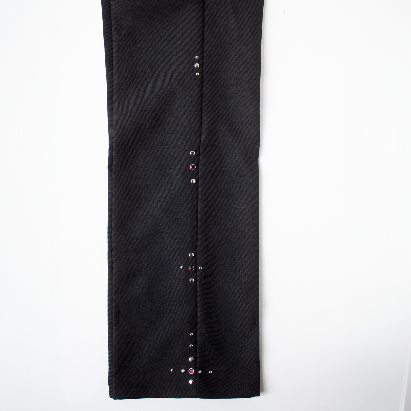 FLAIRS, a studded pant in black