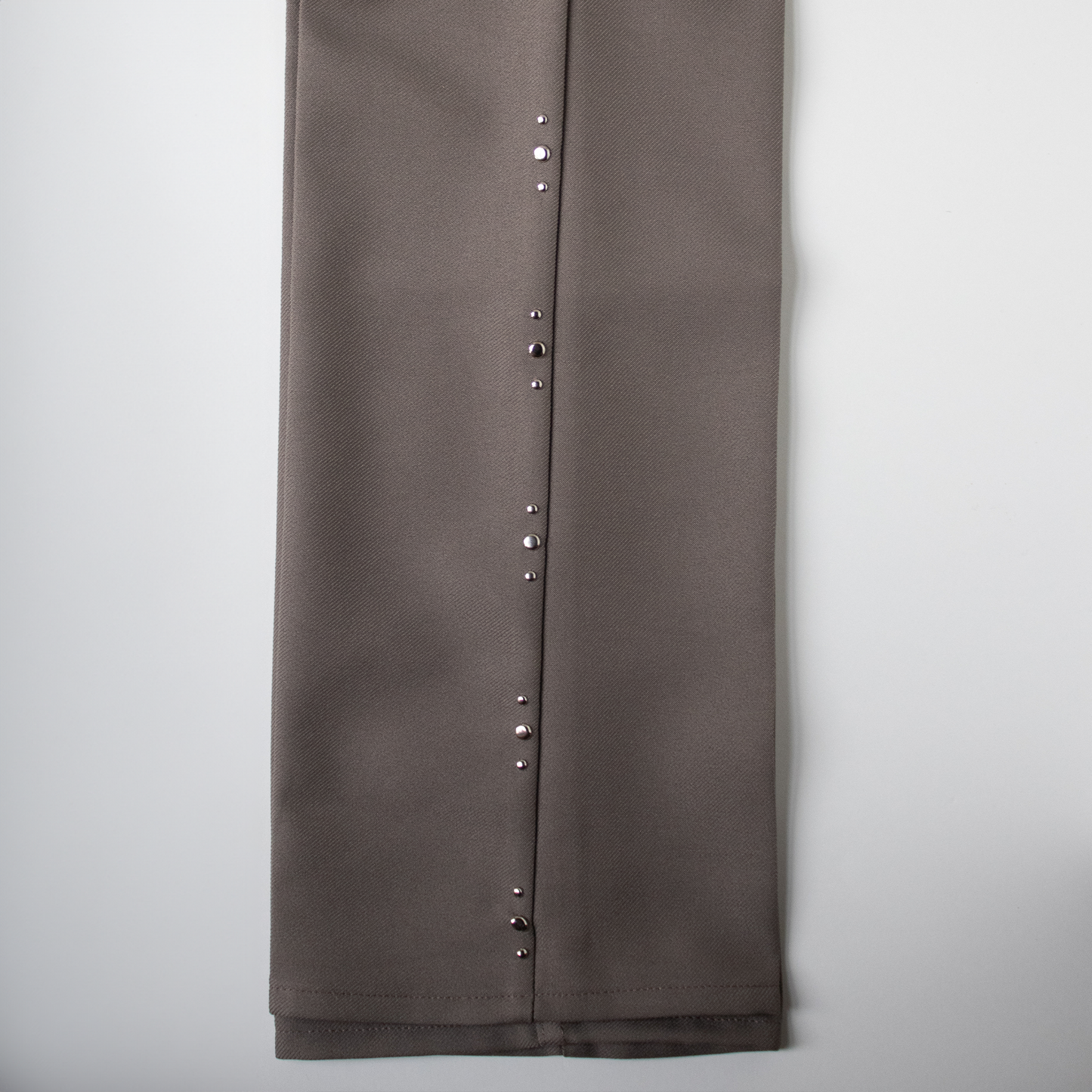 FLAIRS, a studded pant in birch