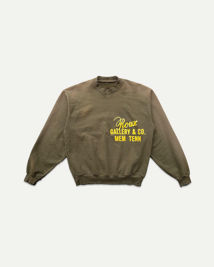 OLIVE DRAB CREWNECK